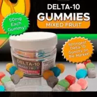 Blaze Delta 10 THC 50mg Gummies 10 Count