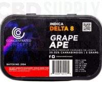 Grape Ape D8 Wrapped Pre-Roll (5 Pack)
