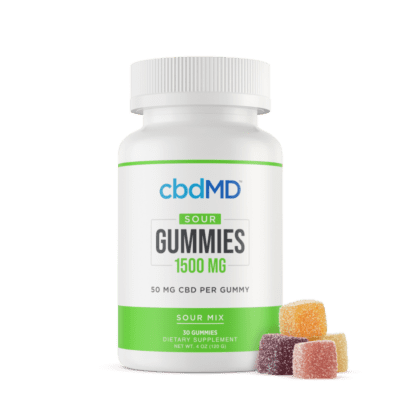 CBDmd CBD Sour Gummies 300mg – 30 Count 10mg Each