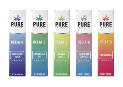 Pure Clear Delta 8 Disposable Pen 1000mg