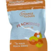 Strange Clouds Delta 10 THC Gummies 600mg 60mg Each Sour Worms