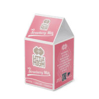 Little High Milk – Delta 8 Hybrid – Strawberry Milk Vape Cart