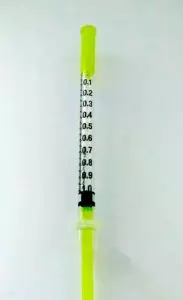 ML mix Full syringe of water for Melanotan 2 tanning injections