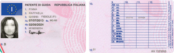 Buy fake Italian Drivers License online.