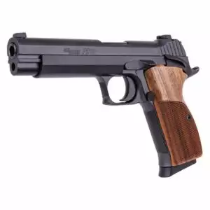 SIG Sauer P210 Standard 9mm Luger Semi Auto Pistol 5" Barrel 8 Rounds Walnut Grips Black Nitron Finish