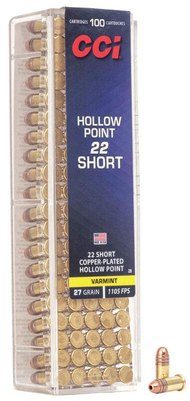 Short Hollow Point 22 Short 500 Rds