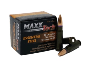 MAXXTECH ESSENTIAL STEEL 7.62X39MM AMMUNITION 500 Rds