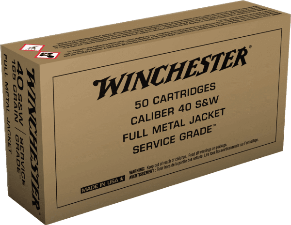 WINCHESTER 40 S&W AMMUNITION BRASS 500 ROUNDS