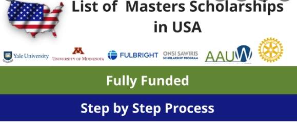 9 Masters Scholarships In USA