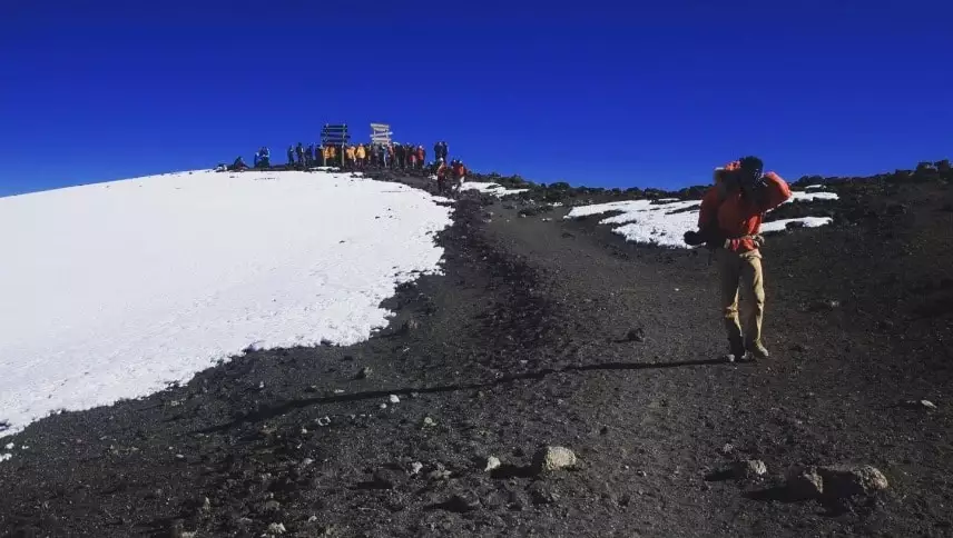 Details of tracking of the glacier