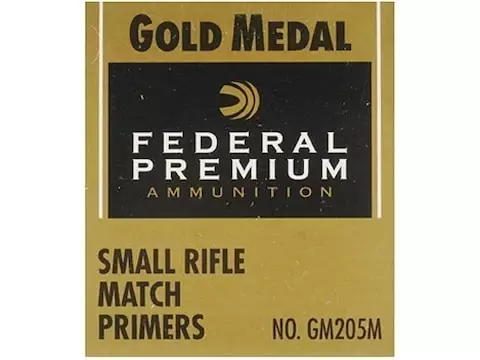 Federal Premium Gold Medal Small Rifle Match Primers #205M