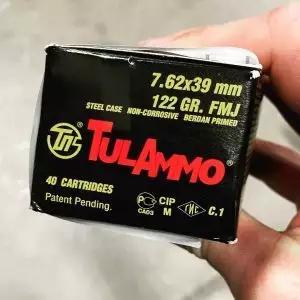 7.62x39mm Tulammo Ammo 1000 Rounds