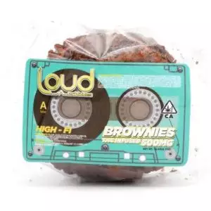 Prynu Loud Edibles THC Infused Brownie