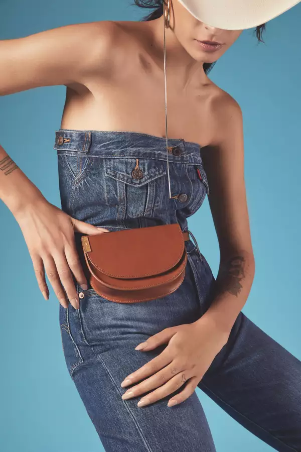brązowa torebka Levi’s® L-Bag