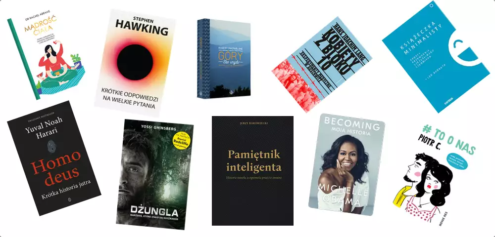 Książki, które musisz przeczytać w 2019, Michelle Obama, Stephen Hawking Homo deus, # to o nas